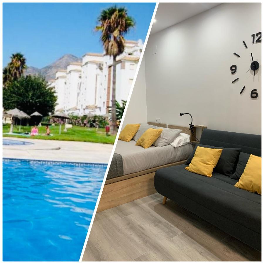Precioso Estudio Frente Al Mar Con Piscina Benalmádena Exteriér fotografie